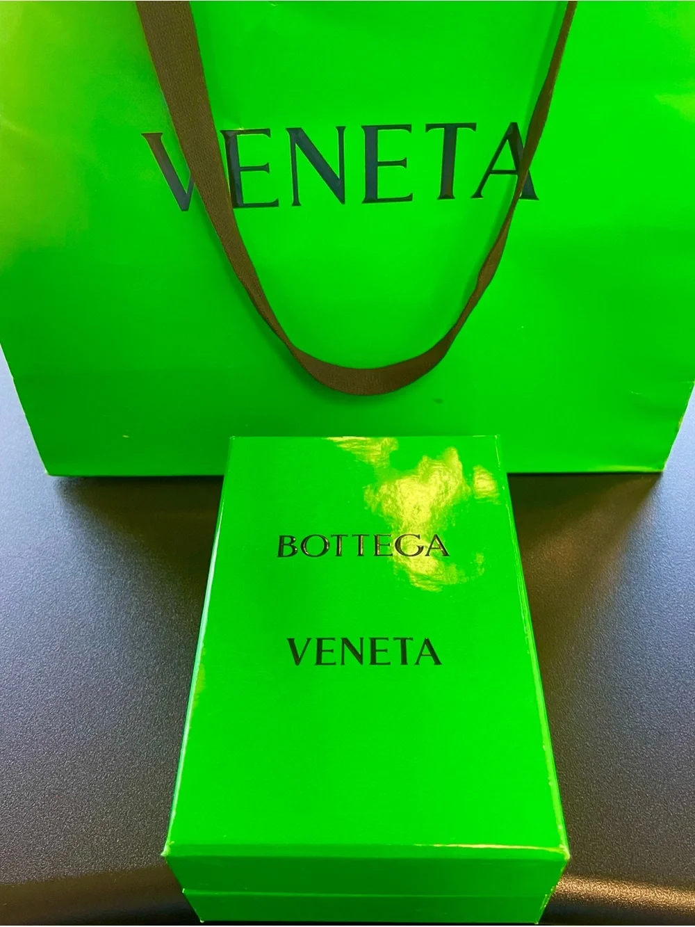 Bottega Veneta Black Intrecciato Leather Card Case with White Stitching